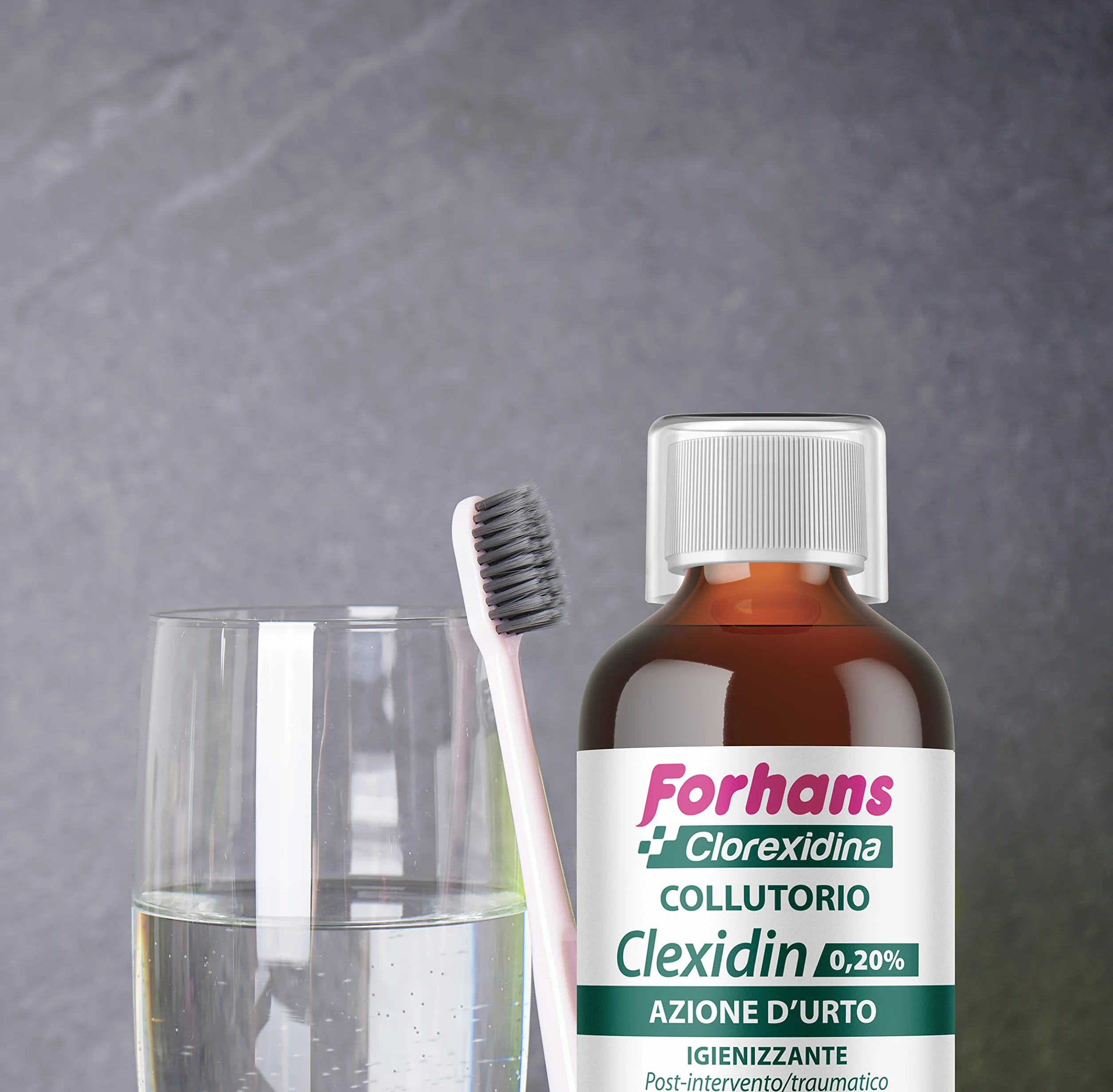 Forhans Liquido Antisettico Clorhexidina Clexidin 0.20% Collutorio 200 ml