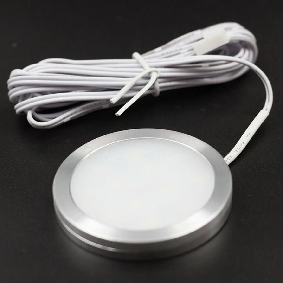 Lampada LED da Incasso 12V Rotonda 4 Pezzi per Camper Luce Soffitto Bianca Faretto LED Compatto Alluminio