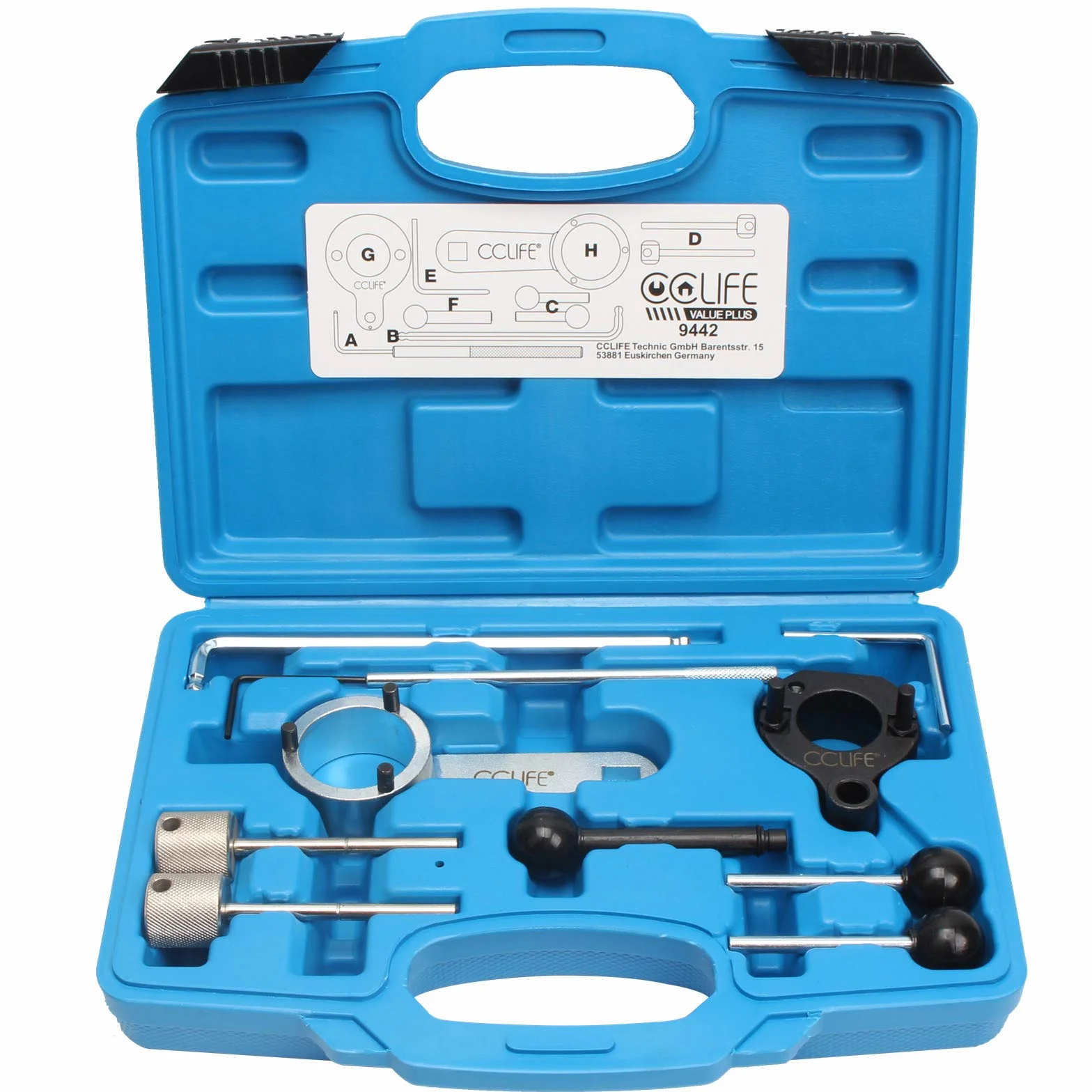CCLIFE Kit Messa in Fase Motore compatible VW VAG Audi 1.6 2.0 TDI CR