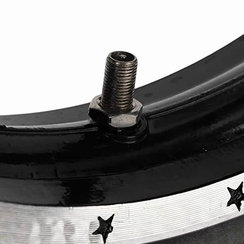 Ruota Posteriore per Bici Cross, Motorcyle Ruota Posteriore Gomma Metallo 2.5‑10 con Disco Pignone Cuscinetto Cerchio Gruppo Pneumatico per Mini Pit Bike Spedizione Con Gas