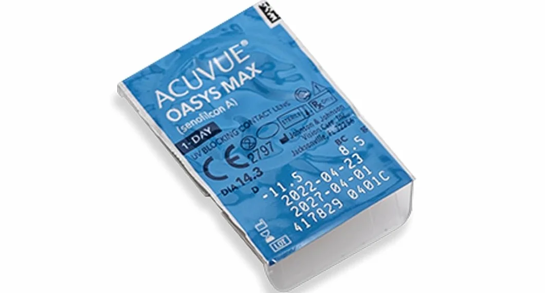 ACUVUE OASYS MAX 1-Day lenti a contatto giornaliere -1.50 diottrie BC 8.5 DIA 14.30 30 lenti