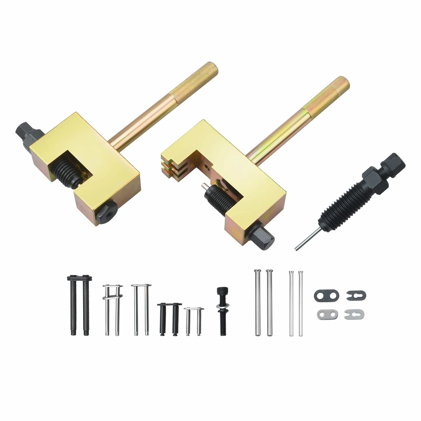 Attrezzo per rivettare Catene di distribuzione del Motore, Kit di Strumenti di Installazione per rimozione Compatibile con Mercedes Benz M271 M272 M273 M274 M276 Motore