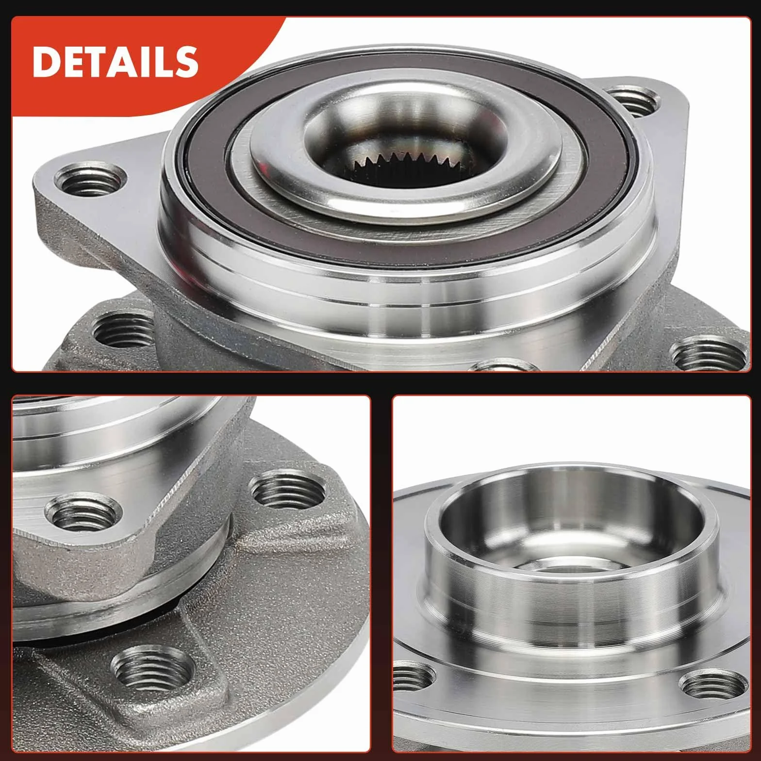 Frankberg Cuscinetto ruota AnterioreoPosteriore Ruota flangiata diametro 136 Con Anello magnetico ABS Compatibile con XC40 536 T2 T3 D3 D3 AWD D4 AWD T4 T4 AWD B4 Mild-Hybrid 32221265