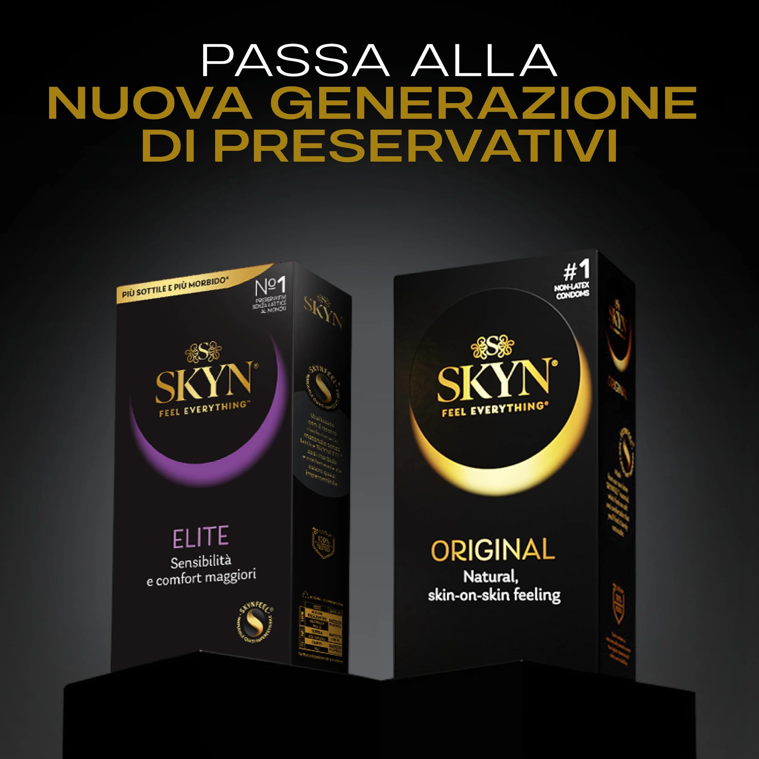 SKYN Elite Preservativi Senza Lattice Poliisoprene Ultramorbidi Ultrasottili 22 Pezzi