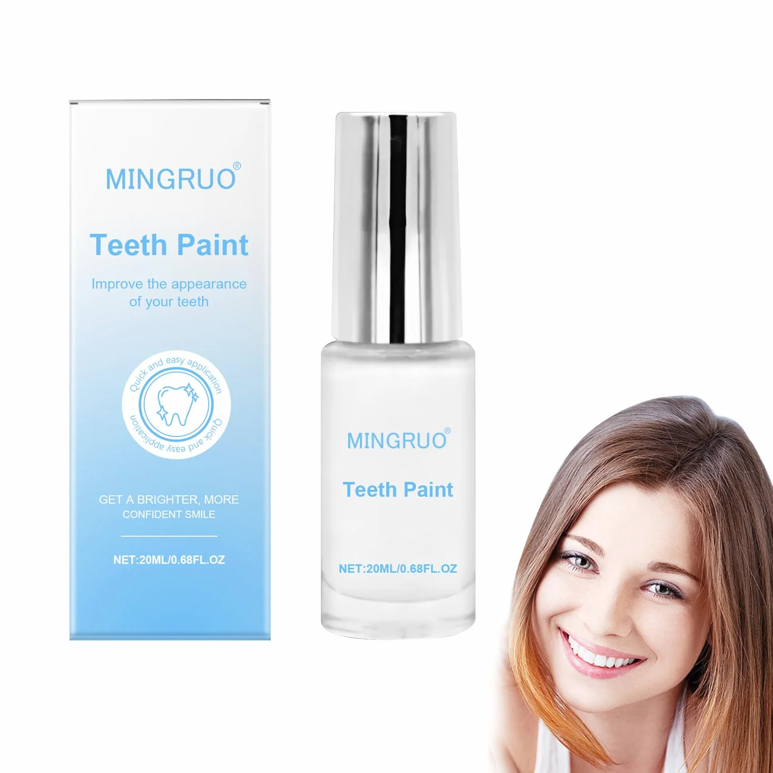 Vernice dentale sbiancante istantaneo per denti bianchi