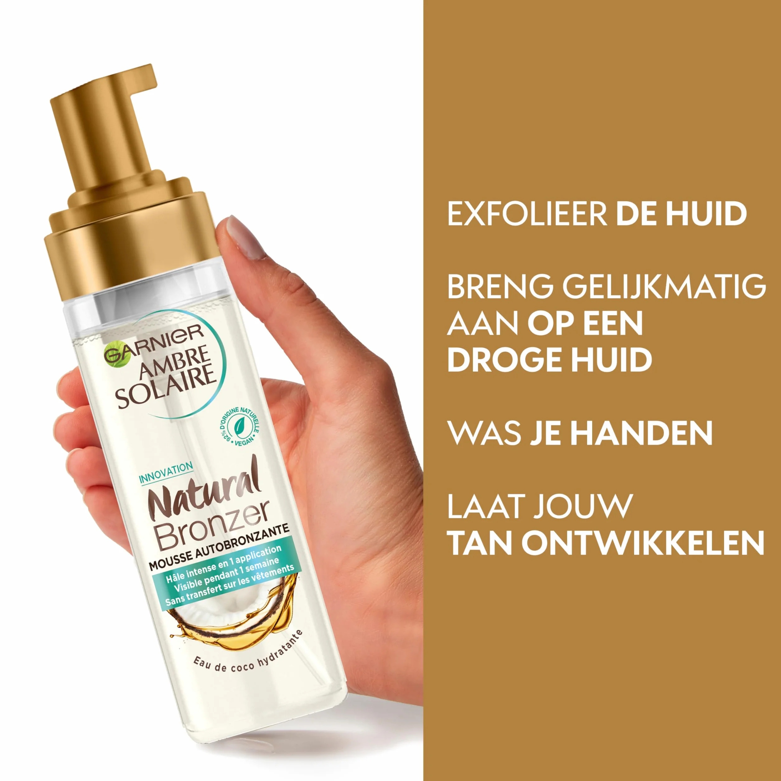 Garnier Ambre Solaire Natural Bronzer Mousse 200 ml