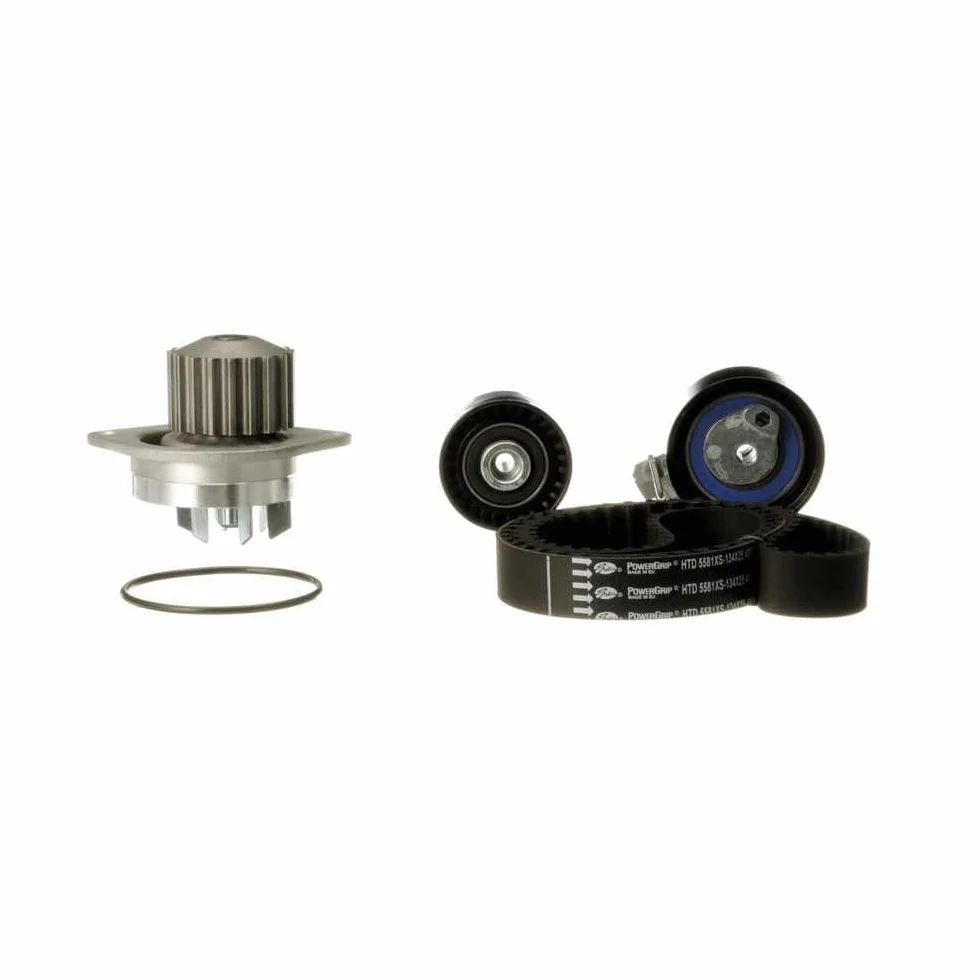 GATES KP25581XS Kit cinghia distribuzione pompa acqua N° denti: 134 25,4 mm con pompa acqua Compatibilità con PEUGEOT 206 2 volumi/Coda spiovente 2A/C 207 WA, WC 208 I Hatchback CA, CC 308 II