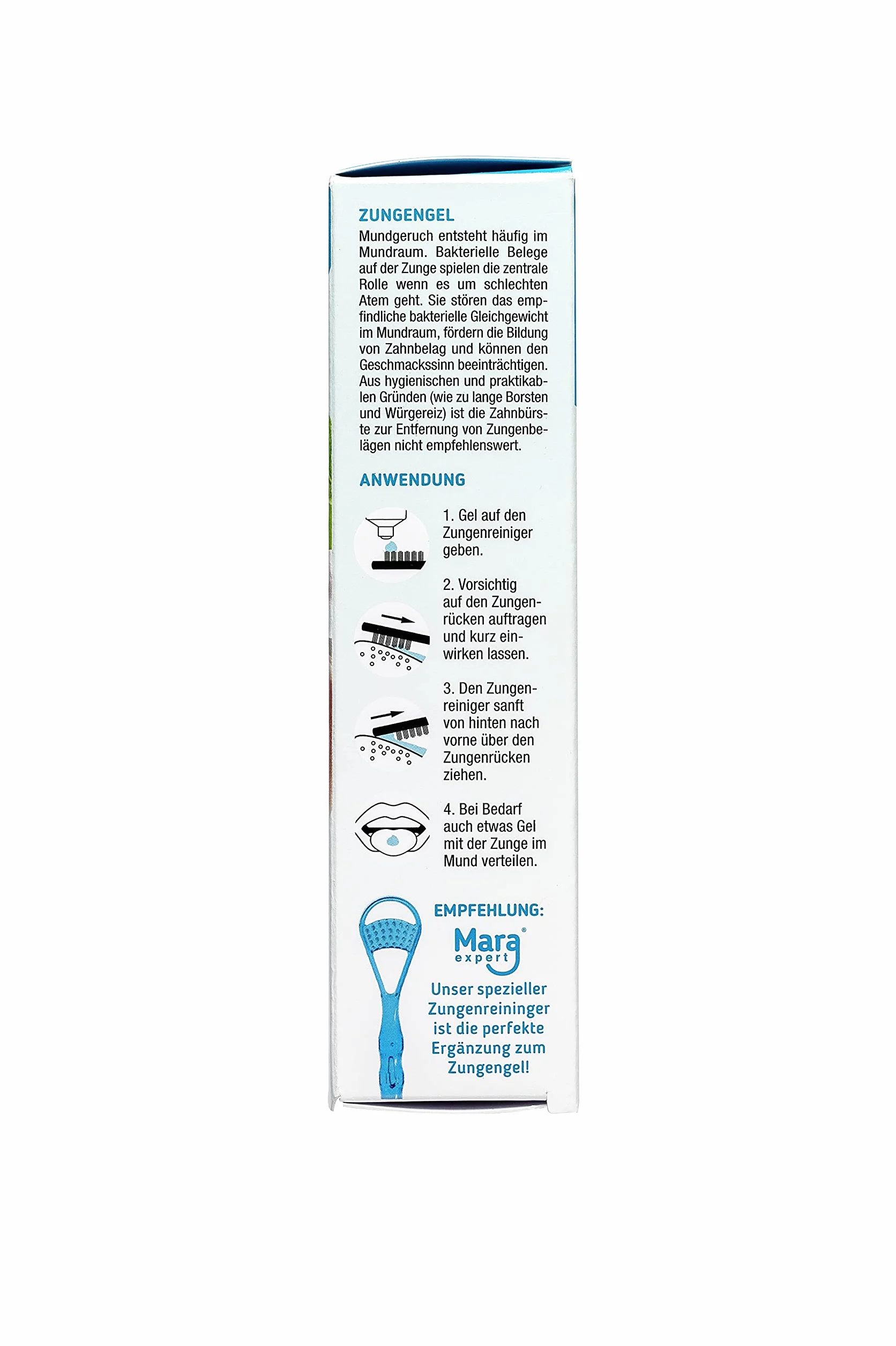 MARA EXPERT Gel Medico per Lingua Antibatterico con Calendula Camomilla e Salvia