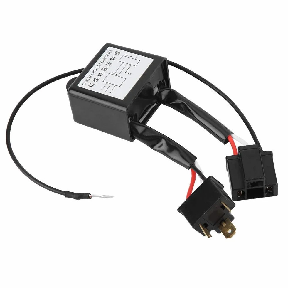 2 pezzi LED Convertitore Polarità Invertita Interruttore per H4