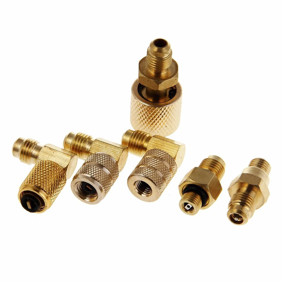 R134A R12 Convertitore adattatore condizionatore d'aria Set tubo connettore CA