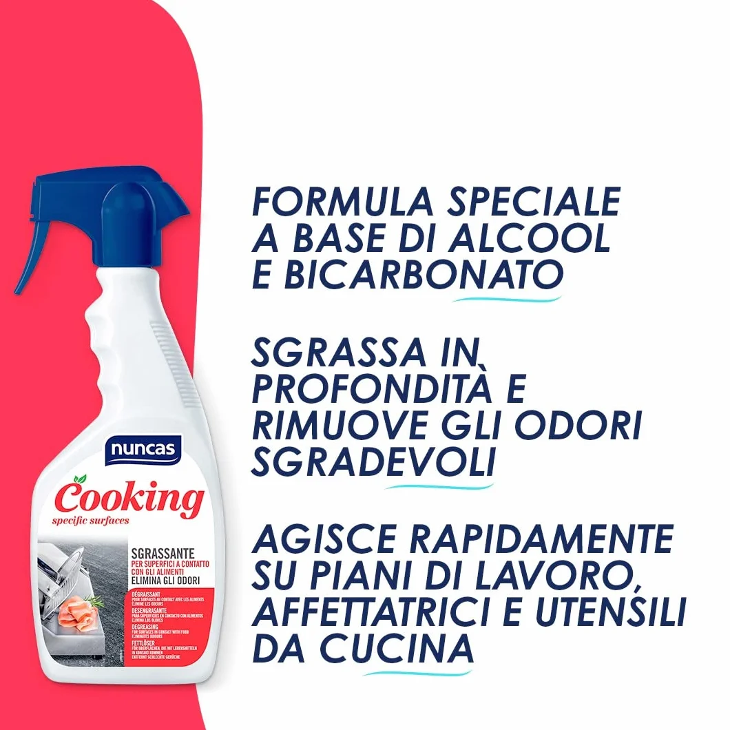 Nuncas Sgrassante Superfici a Contatto con gli Alimenti 500ml