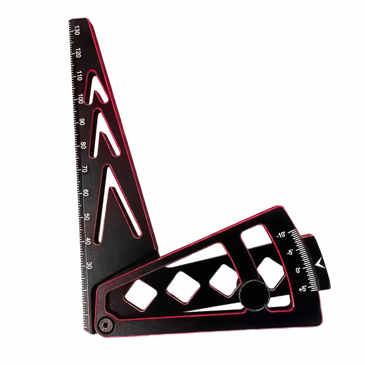 Regolabile Altezza Righello Camber Auto RC 1/10 1/8 1/7 Strumento Allineamento Universale Nero Rosso