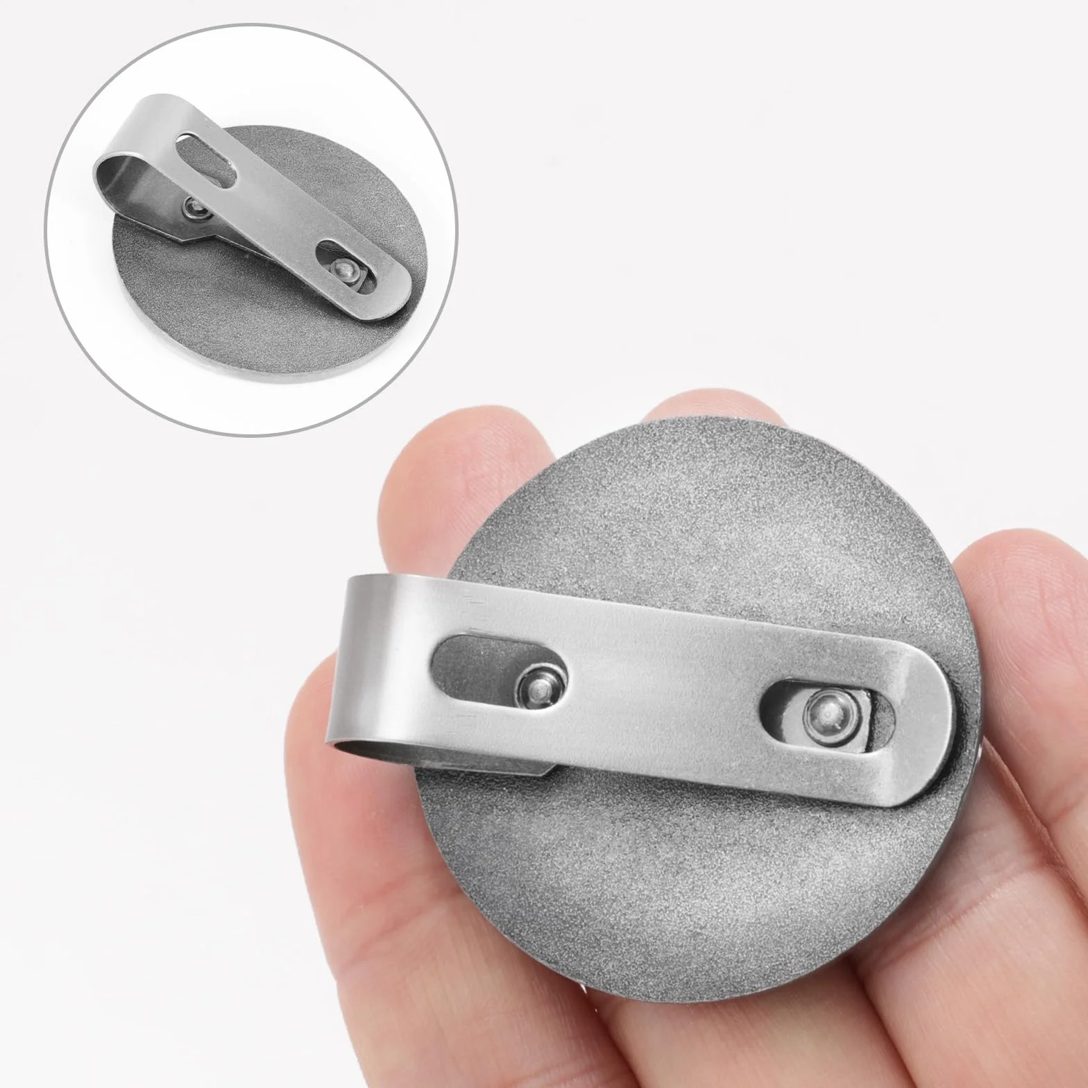 Penitue 2pz Medaglia di San Cristoforo per Auto, Clip Visiera Auto in Lega di Zinco Regali Nuovi Conducenti Clip Visiera Medaglia San Cristoforo per Familiari e Amici