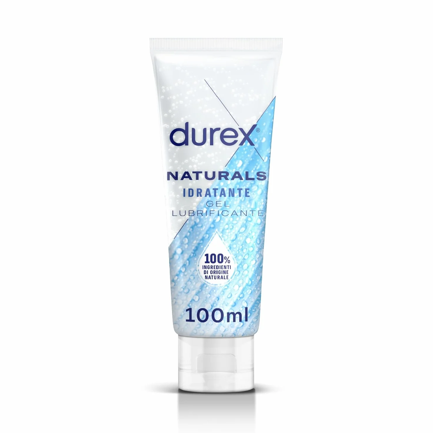 Durex Naturals Gel Lubrificante Intimo Idratante con Acido Ialuronico 100 ml