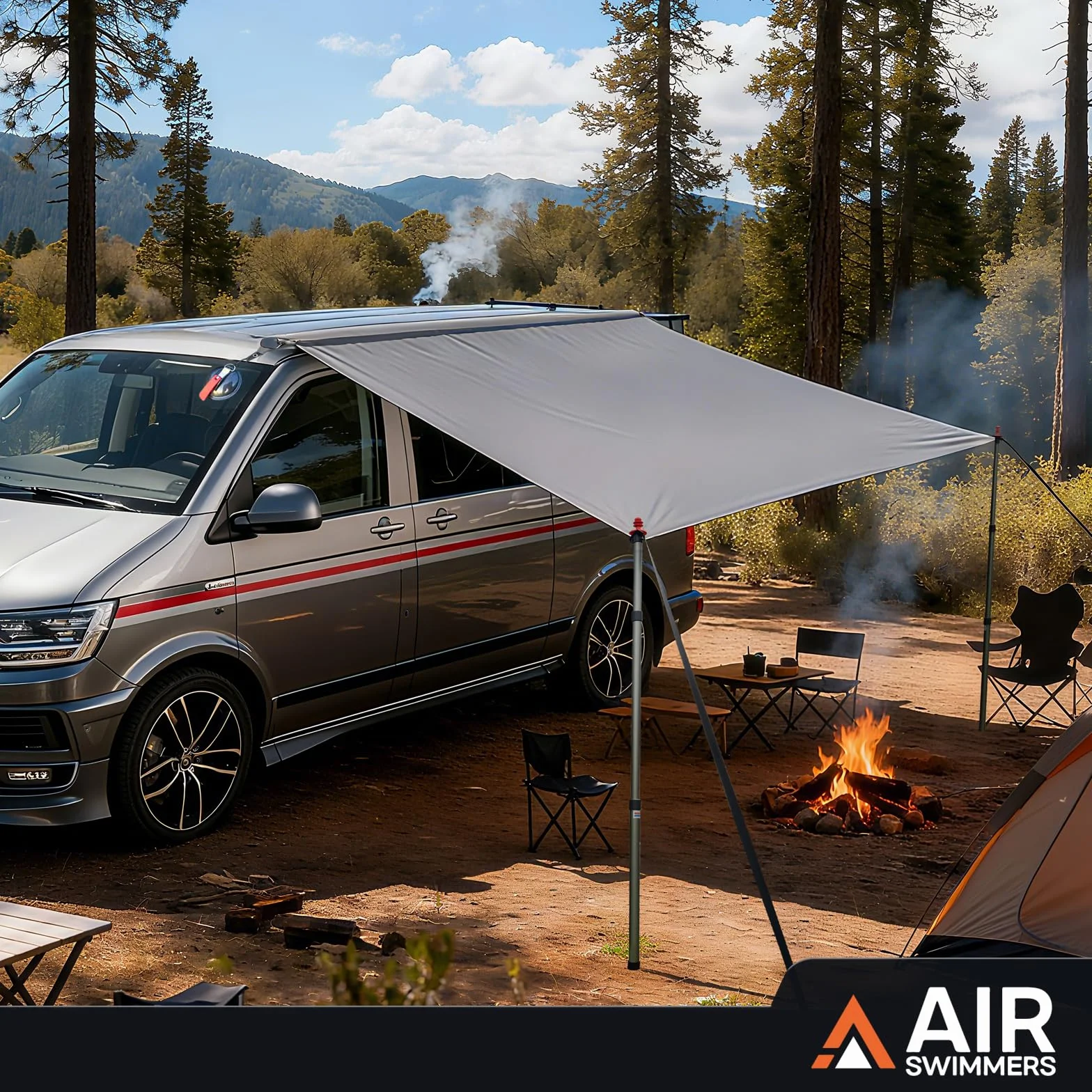 Tendalino Camper Impermeabile Anti UV VW T5 T4 T6 Tenda da Sole per Roulotte Veranda
