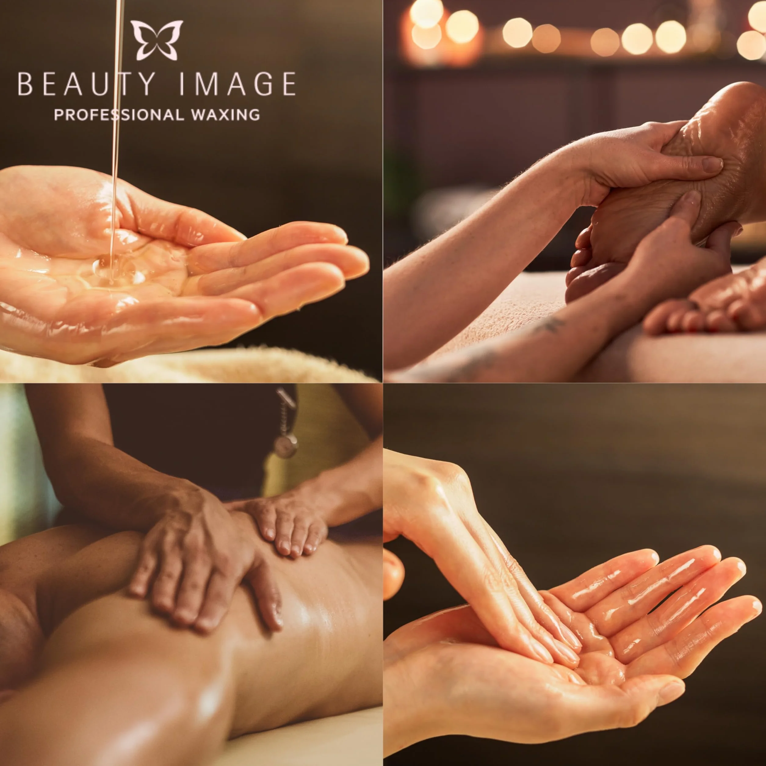 BEAUTY IMAGE Candela Massaggio Grande Frutto della Passione 80 g Olio Caldo Massaggi Professionali