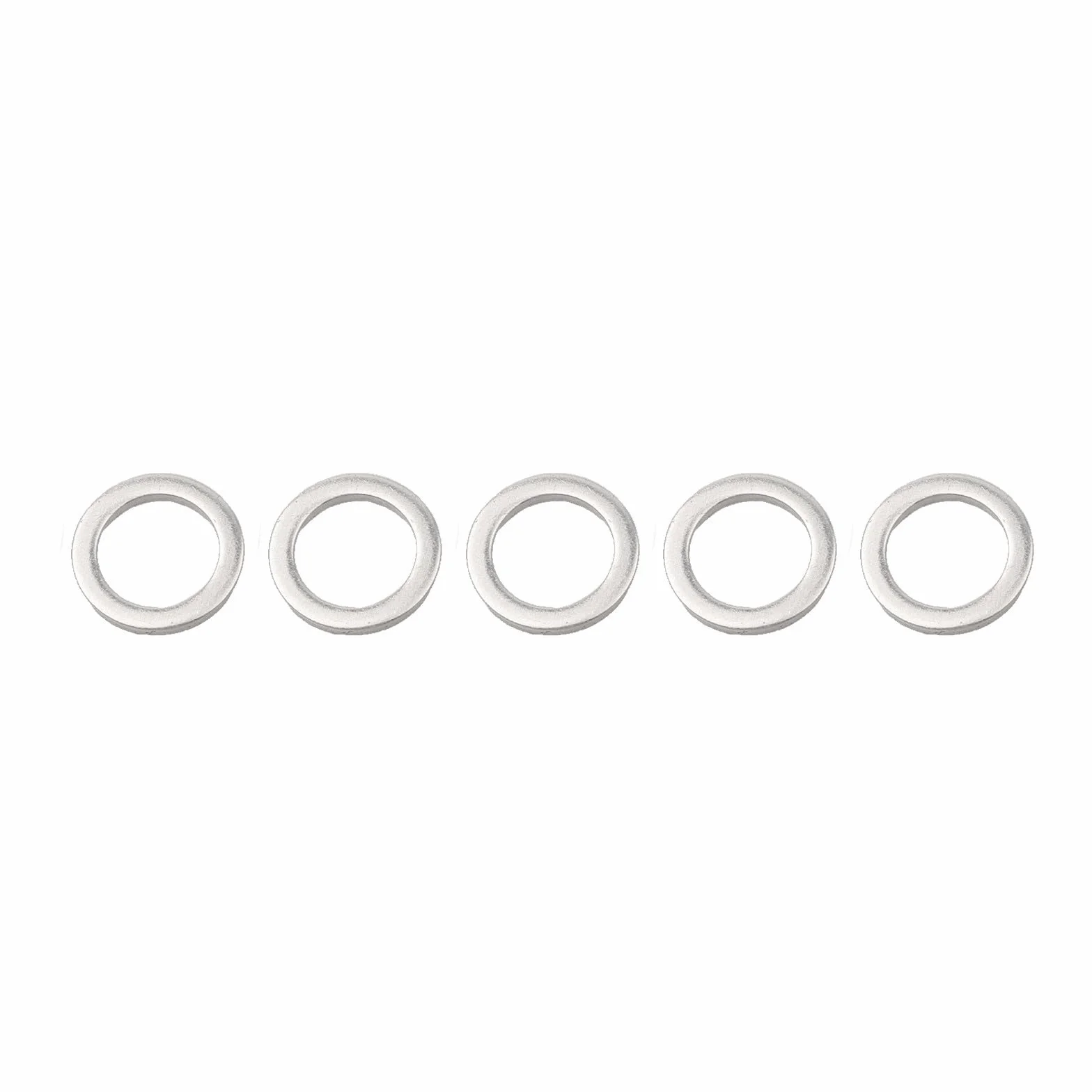 Guarnizione rondella a vite di scarico dell'olio per Hyundai & Kia (2001-2021), alluminio, argento, confezione da 25, OEM 21513-23001
