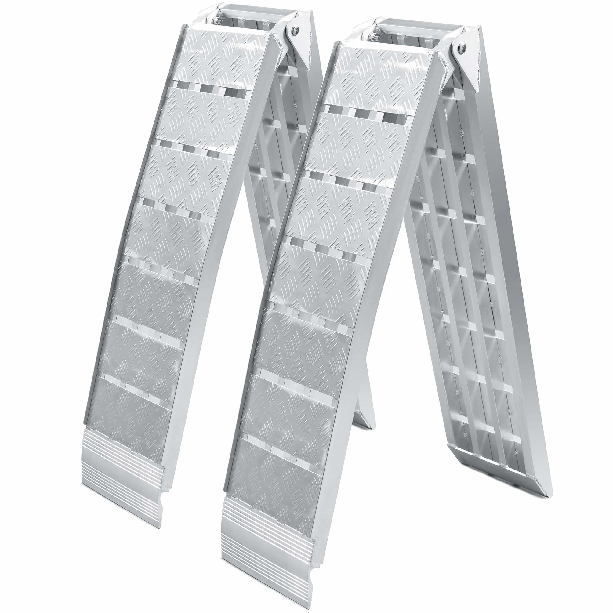 2x rampe di carico ripiegabili per moto ATV 228cm 1360kg In alluminio Rampa di salita