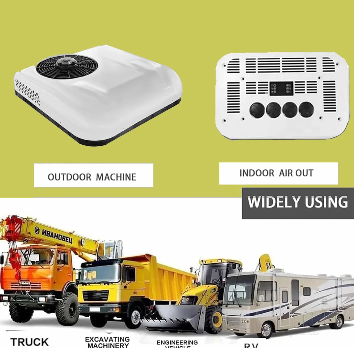 Condizionatore Universale 12V per Camper Camion Raffreddamento Riscaldamento