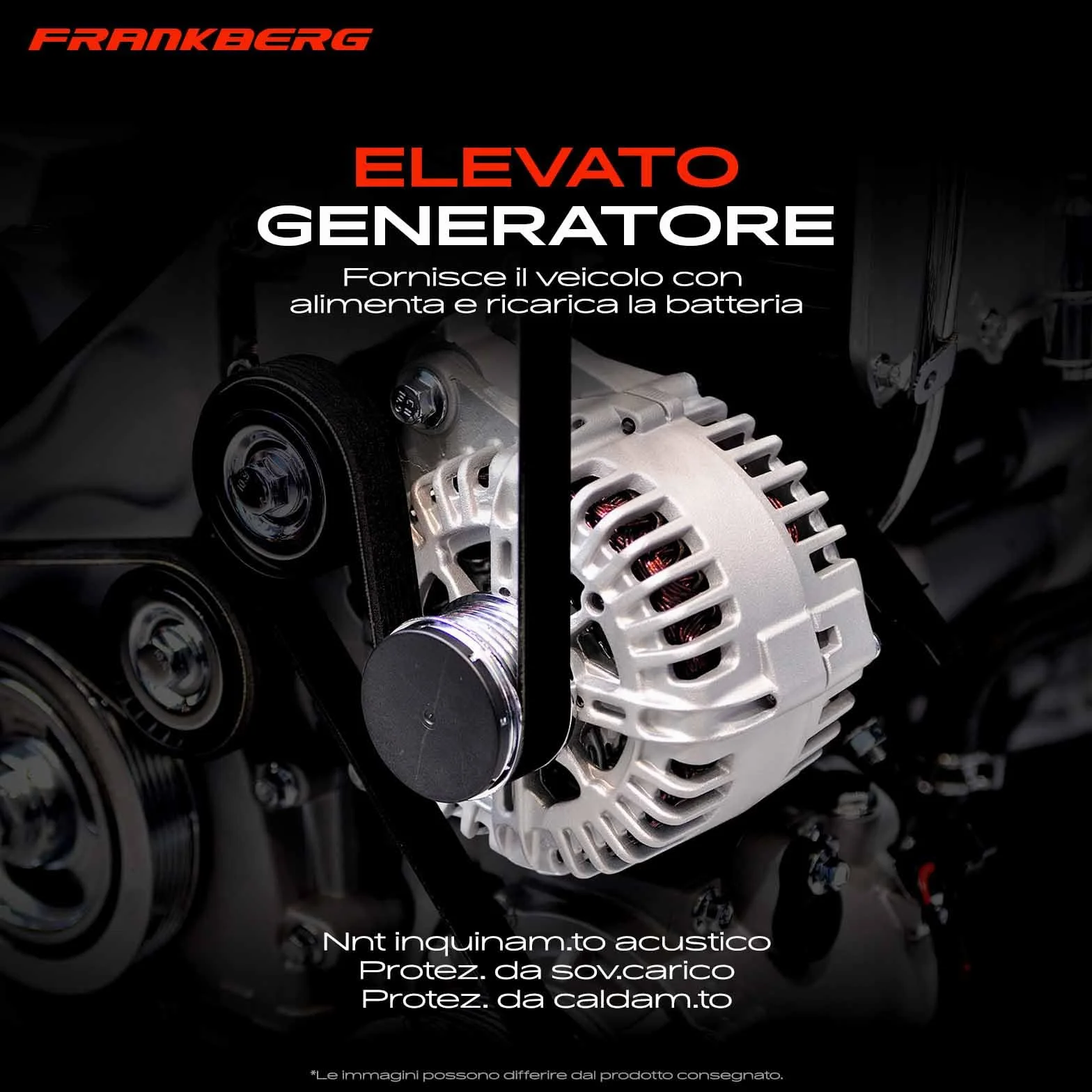 Frankberg Alternator Generatore Compatibile con D-Max 2.5 3.0 DiTD CRDi 4x4 LR190-763