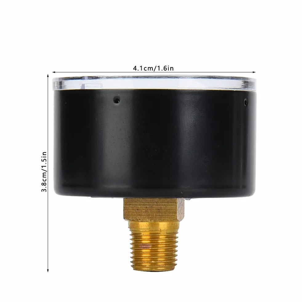 Manometro aria meccanico BSPT 1/8 pollice 0-30 psi 0-2 bar