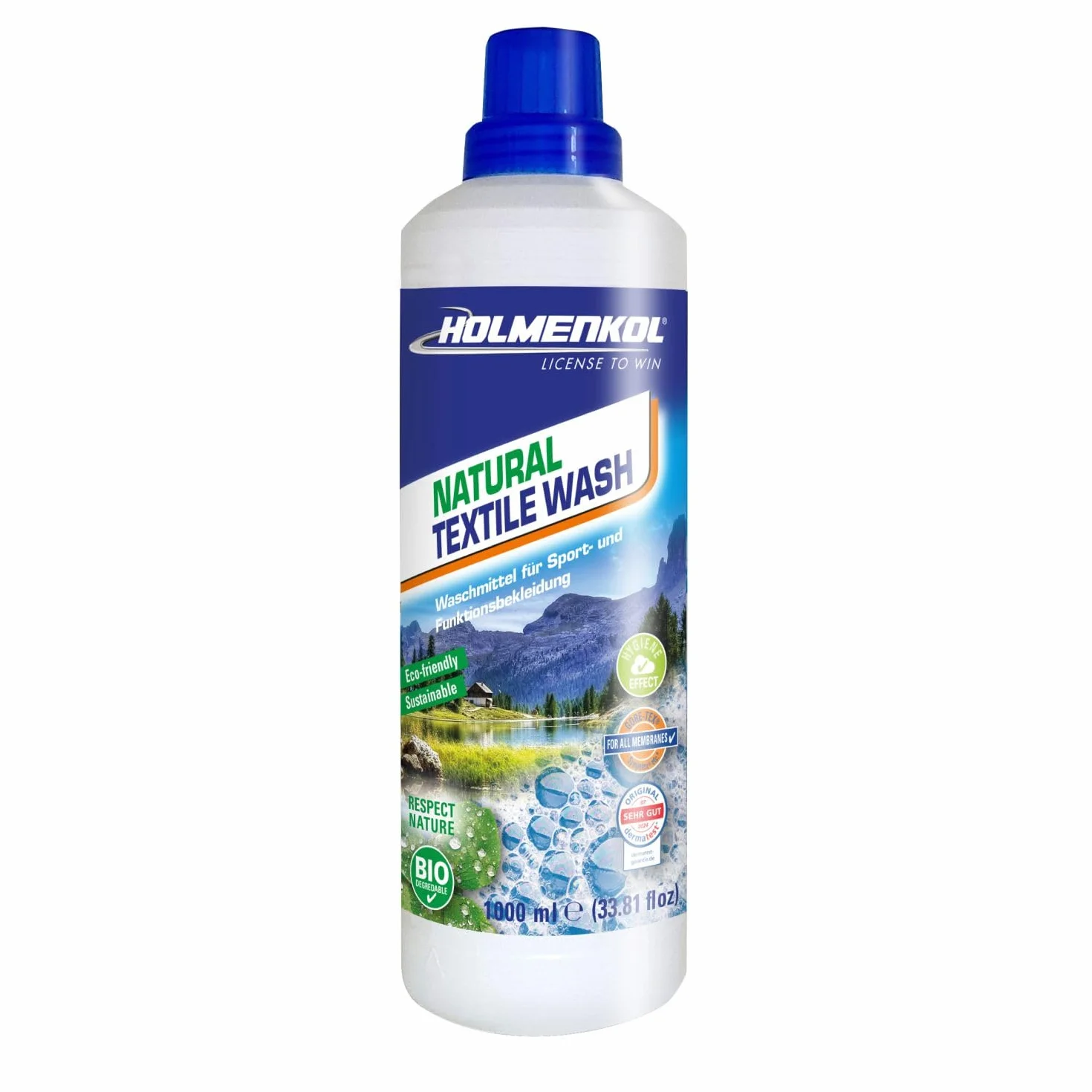 Holmenkol Natural Textile Wash 1 litro abbigliamento funzionale