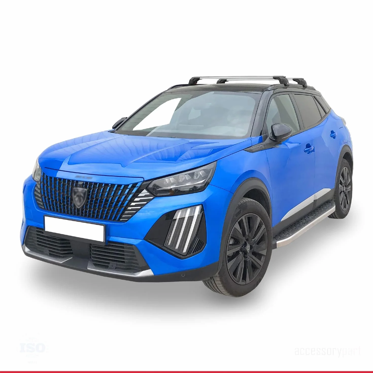 Compatibile con Peugeot 2008 II (P24) 2020-2026 Modello ACE-2 Barre Tetto Portapacchi Auto Barre Portatutto Grigio Alluminio 2 Barre