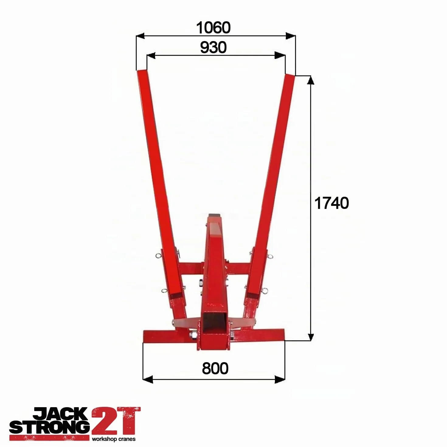 Gru da officina Sollevatore motore 2000 kg Jack Strong 2T