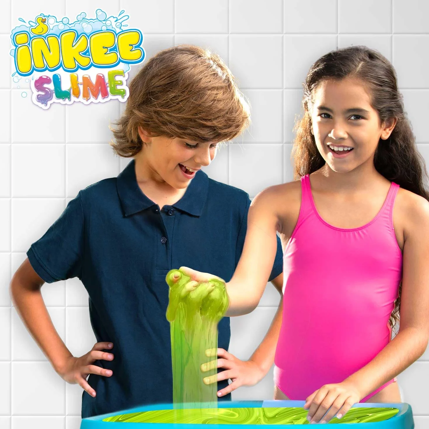 INKEE Bath Slime Mini 4 bustine bagnoschiuma melma colori profumi assortiti