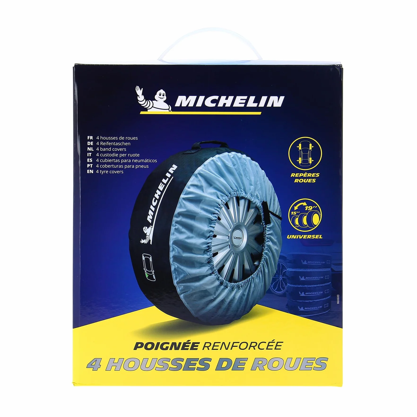 Michelin Fodere borsa copriruota pneumatico Set da 4