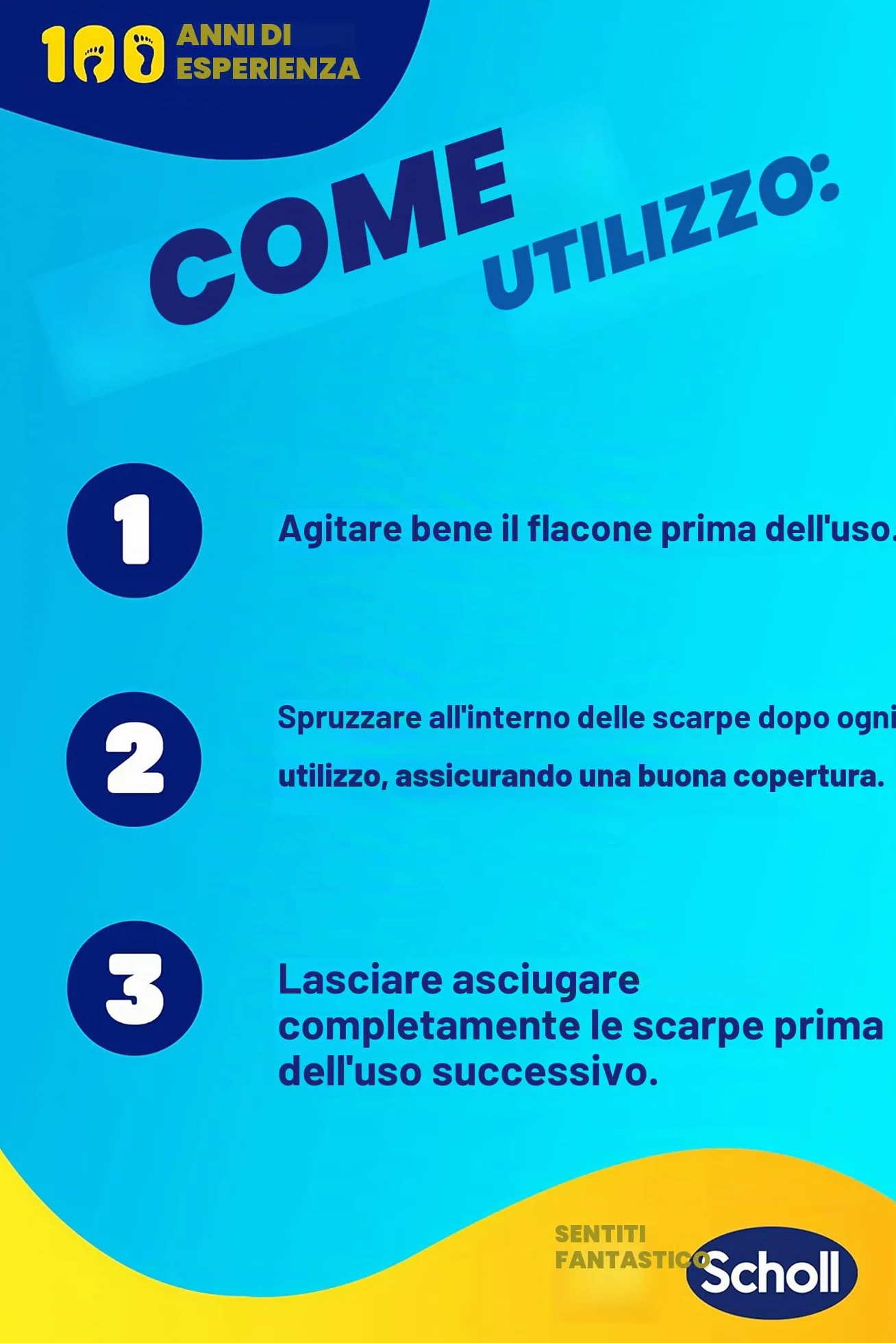 Scholl Spray disinfettante antimicotico per scarpe 250 ml