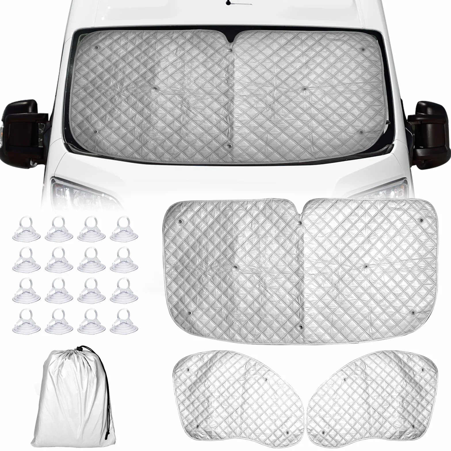 CICMOD Rolety Termiczne do Fiat Ducato Parabrezza Camper
