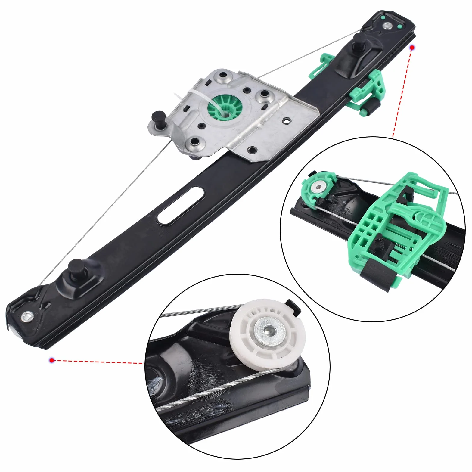 Alzacristallo posteriore sinistro 749-468 compatibile con BMW 3 serie E90 E91 316d 318i 320d 325i 330xi 335d