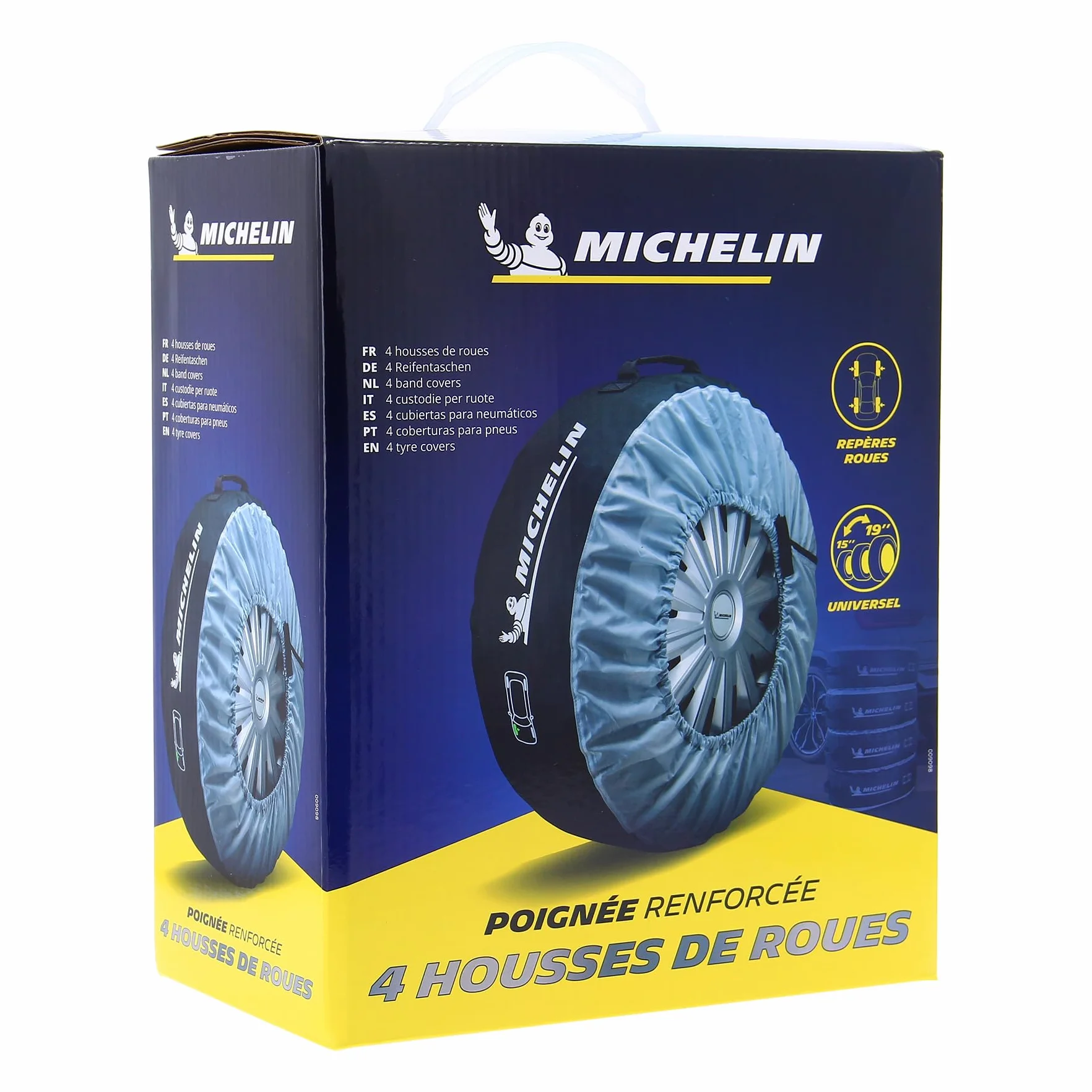 Michelin Fodere borsa copriruota pneumatico Set da 4