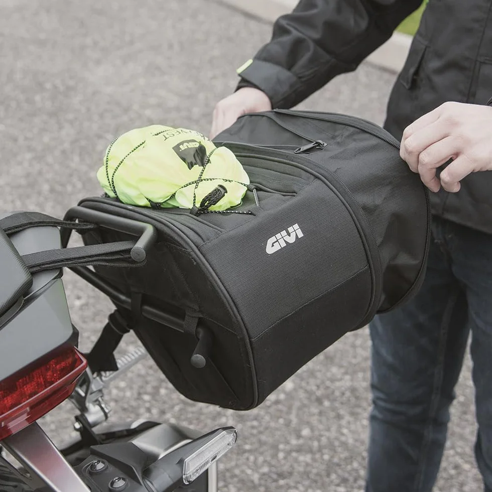 GIVI BORSE LATERALI SOFFICI MOTO EASY 11 18-25 LT POLIESTERE RIPSTOP 600D COMPATIBILE HONDA ADV 350