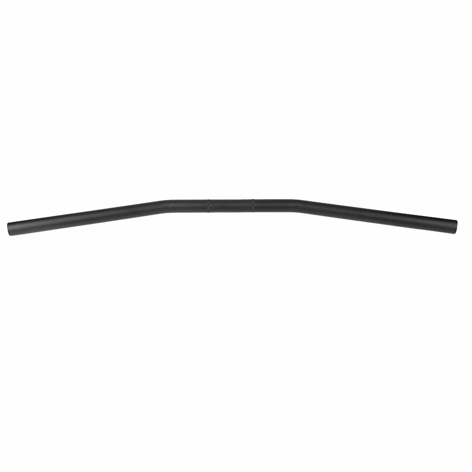 Manubrio Moto 22mm Piega Bassa 7/8 Cali Nero Argento Piegato