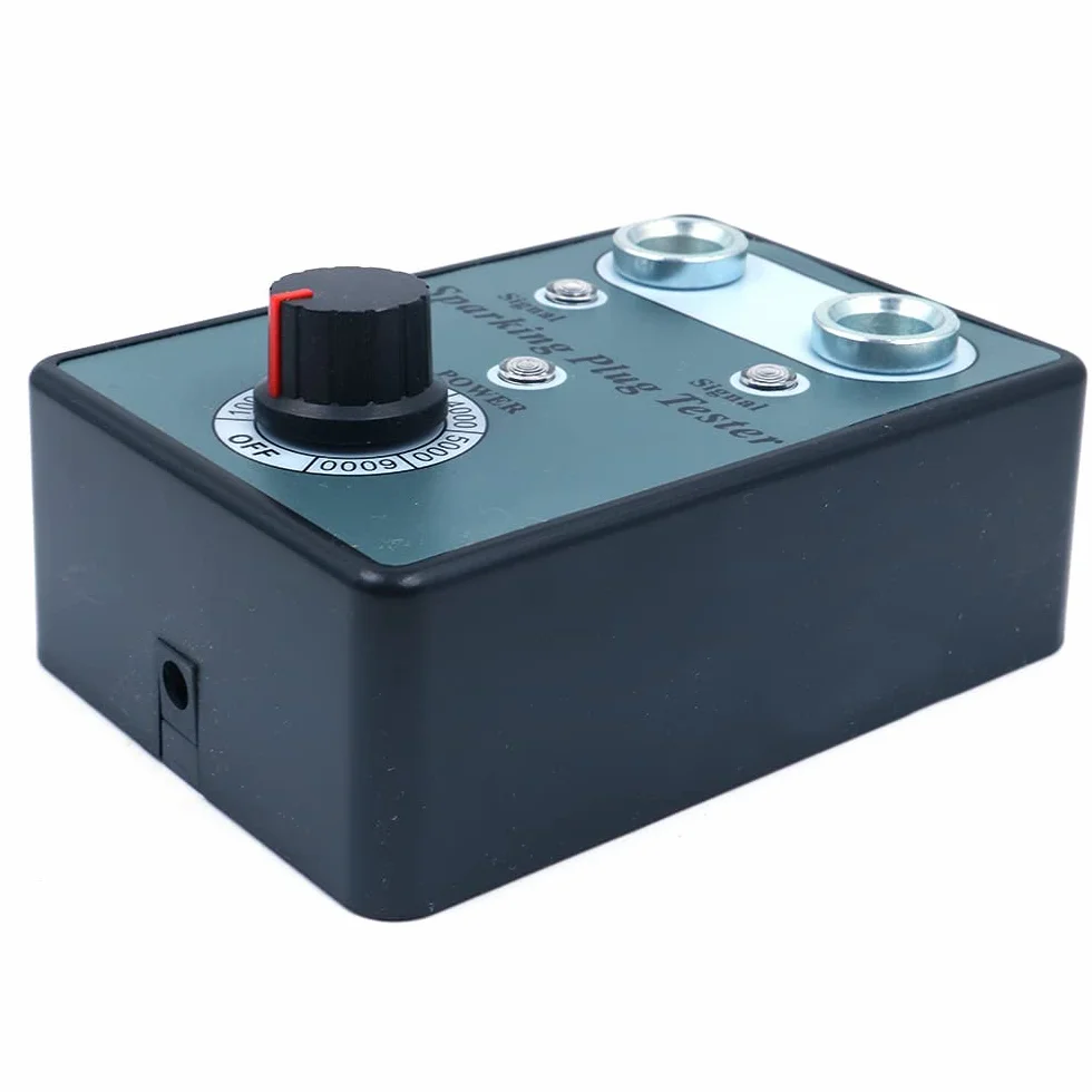 Tester per Candele di Accensione 12V con Rilevatore a Doppio Foro Regolabile per Auto Benzina