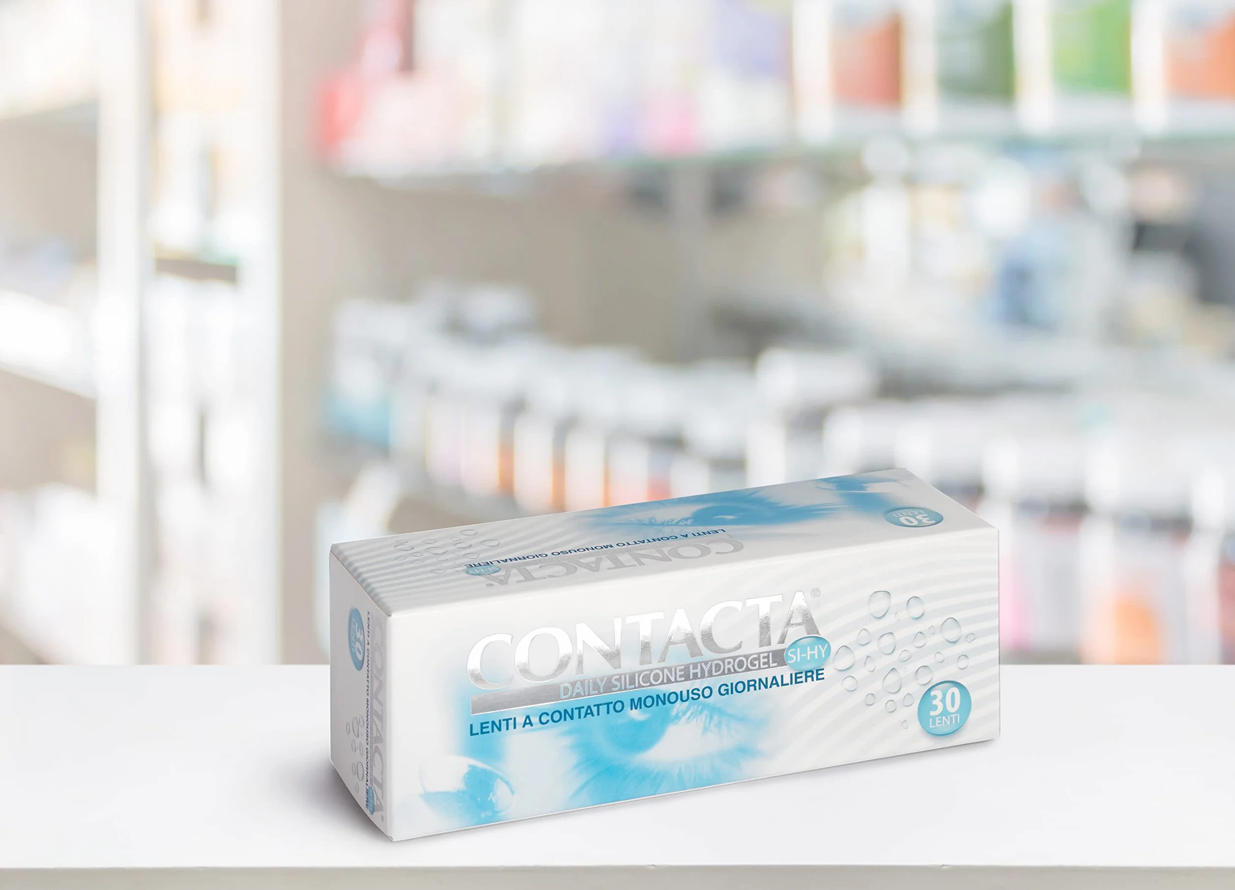 Contacta Daily Silicone Hydrogel 30 Lenti a Contatto Giornaliere Miopia -2,50 Confezione 30 Lenti Monouso