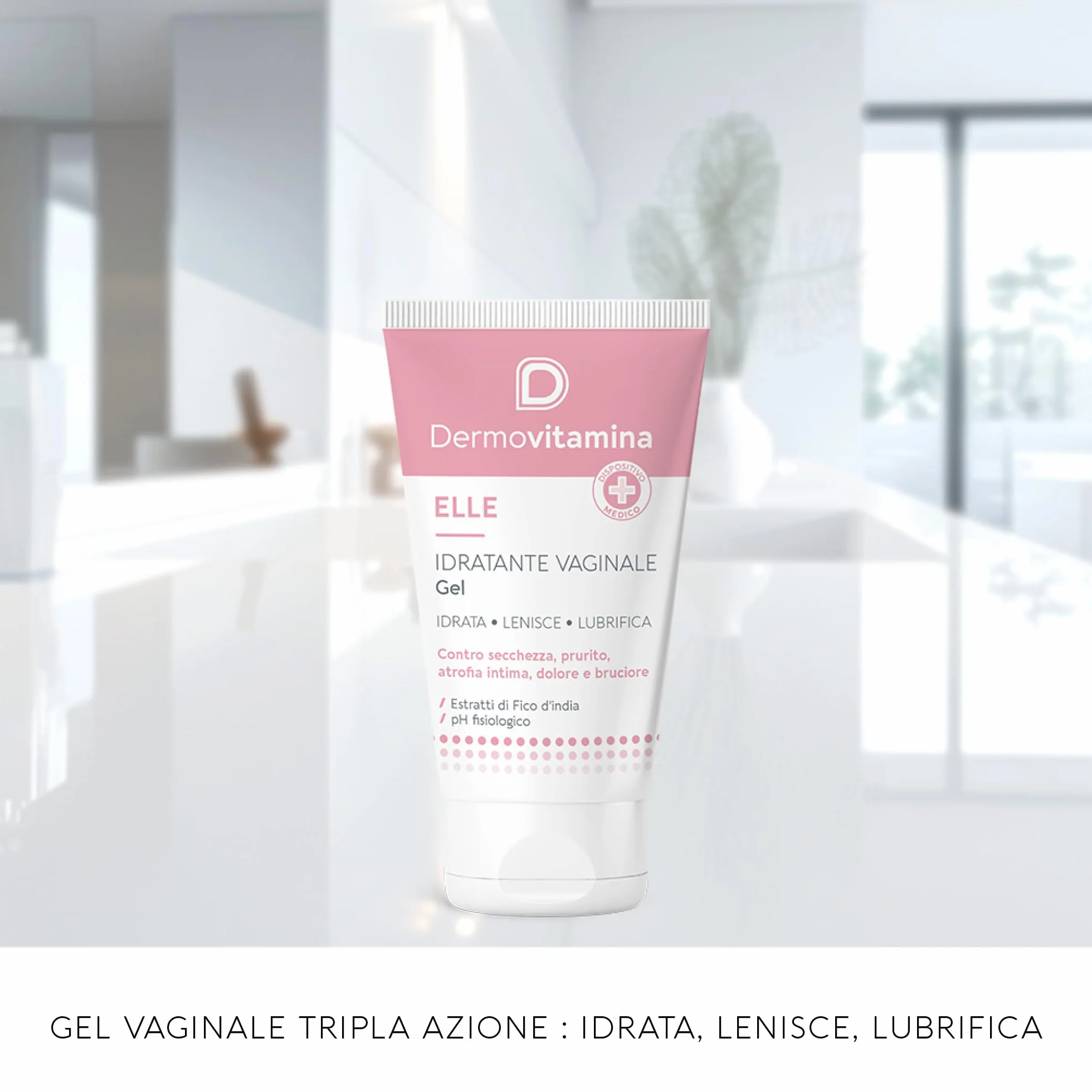 Dermovitamina Elle Gel Vaginale Idratante Igiene Intimo Donna 40 ml
