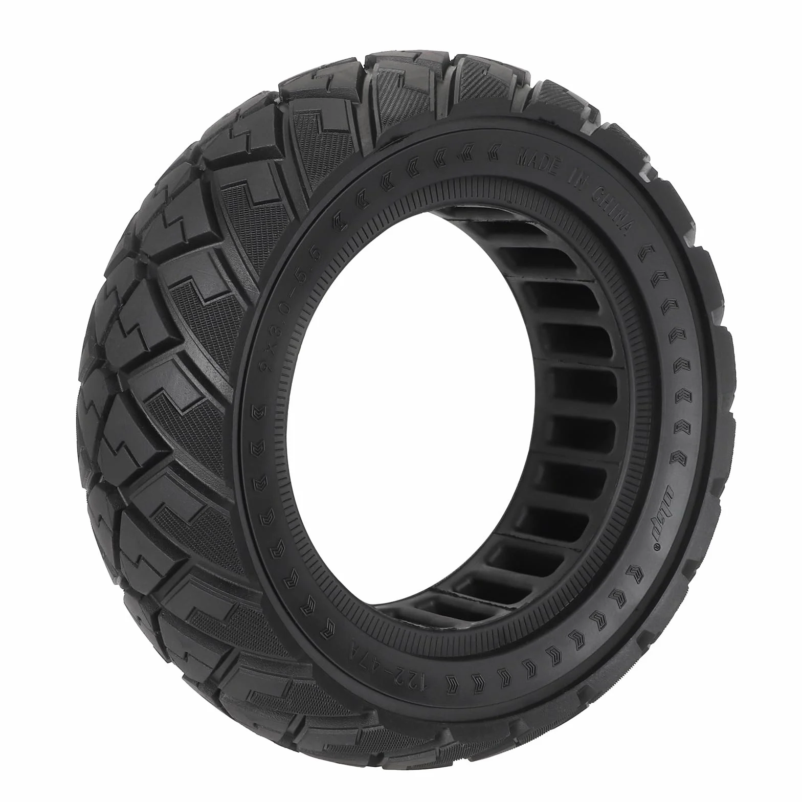 TREFAN 9 x 3,0 – 5,5 pneumatici pieni per Kukirin G2 pro scooter elettrico, 9 x 3,0 – 5,5 fuoristrada, pneumatici di ricambio anteriore/posteriore, 9 pollici, antiscivolo, pneumatici per scooter