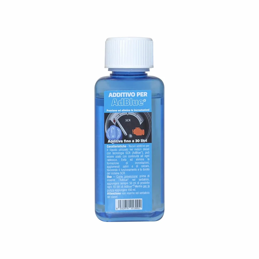 Additivo per Soluzione Urea compatibile AdBlue ISO22241, Protegge Sistema SCR, Previene ed elimina le Incrostazioni, 150ml