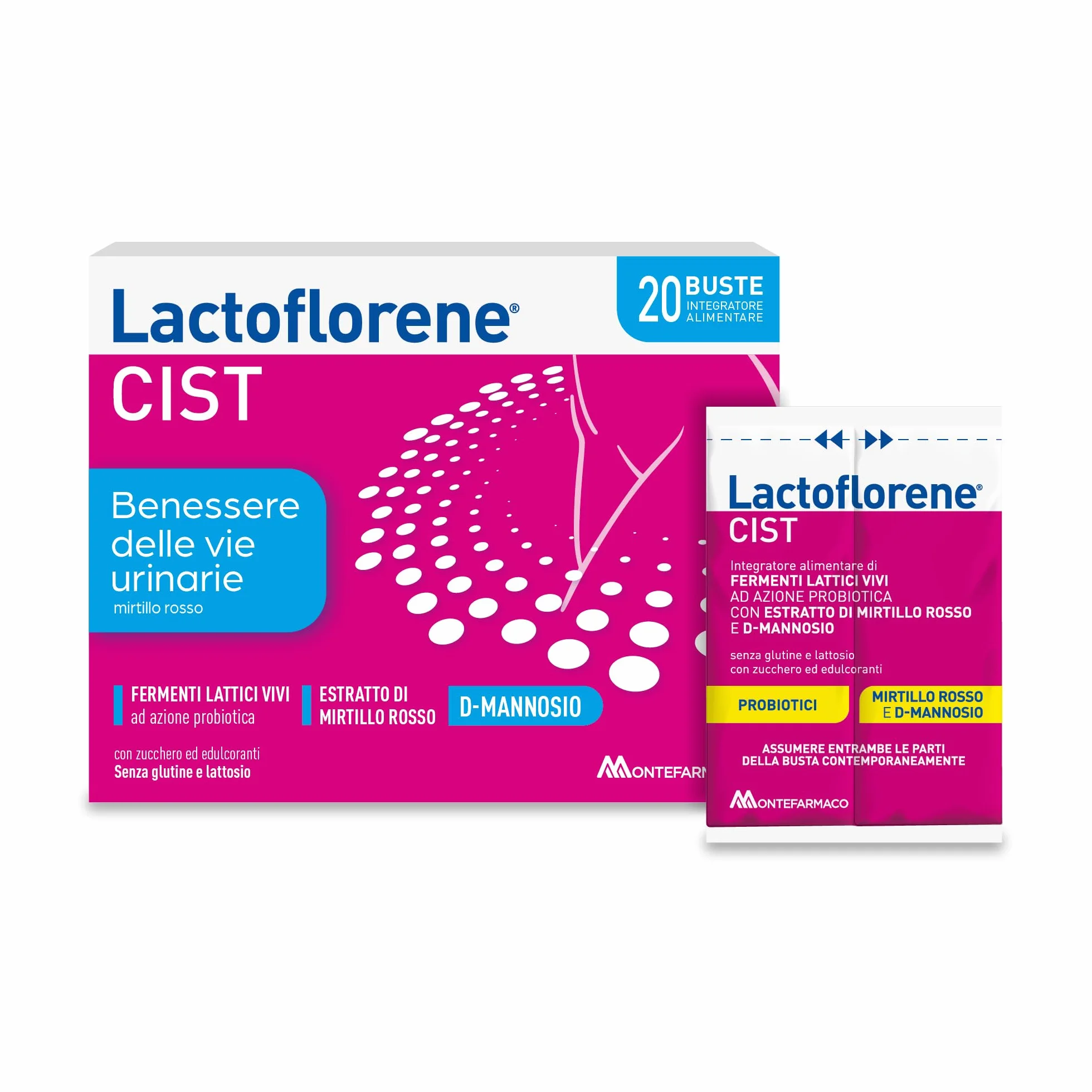 Montefarmaco Lactoflorene CIST Integratore Alimentare 20 Bustine