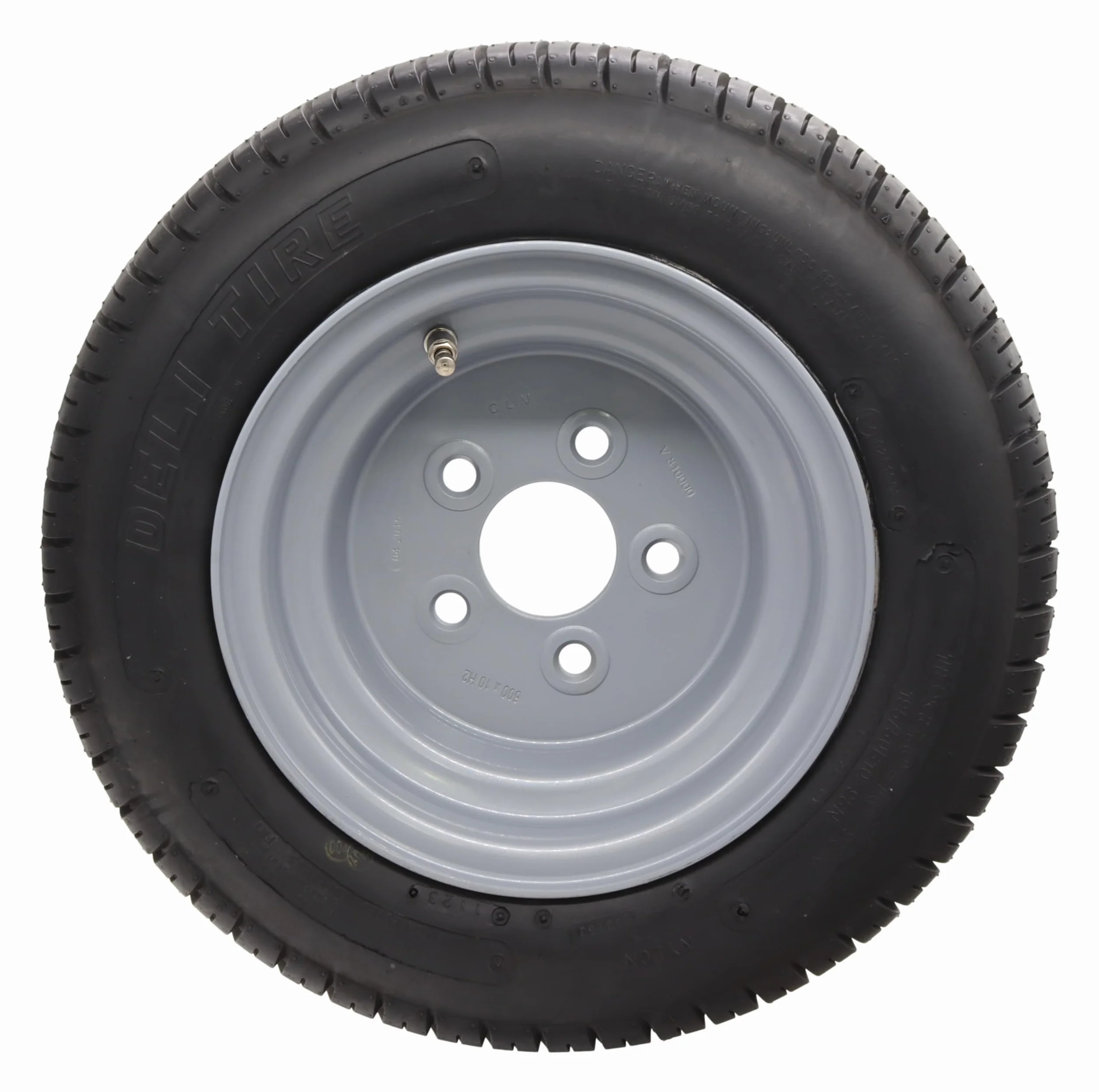 Pneumatici completi 195/50 B10 18x8.0-10 5x112 ET-4 750 kg rimorchio Deli Tire