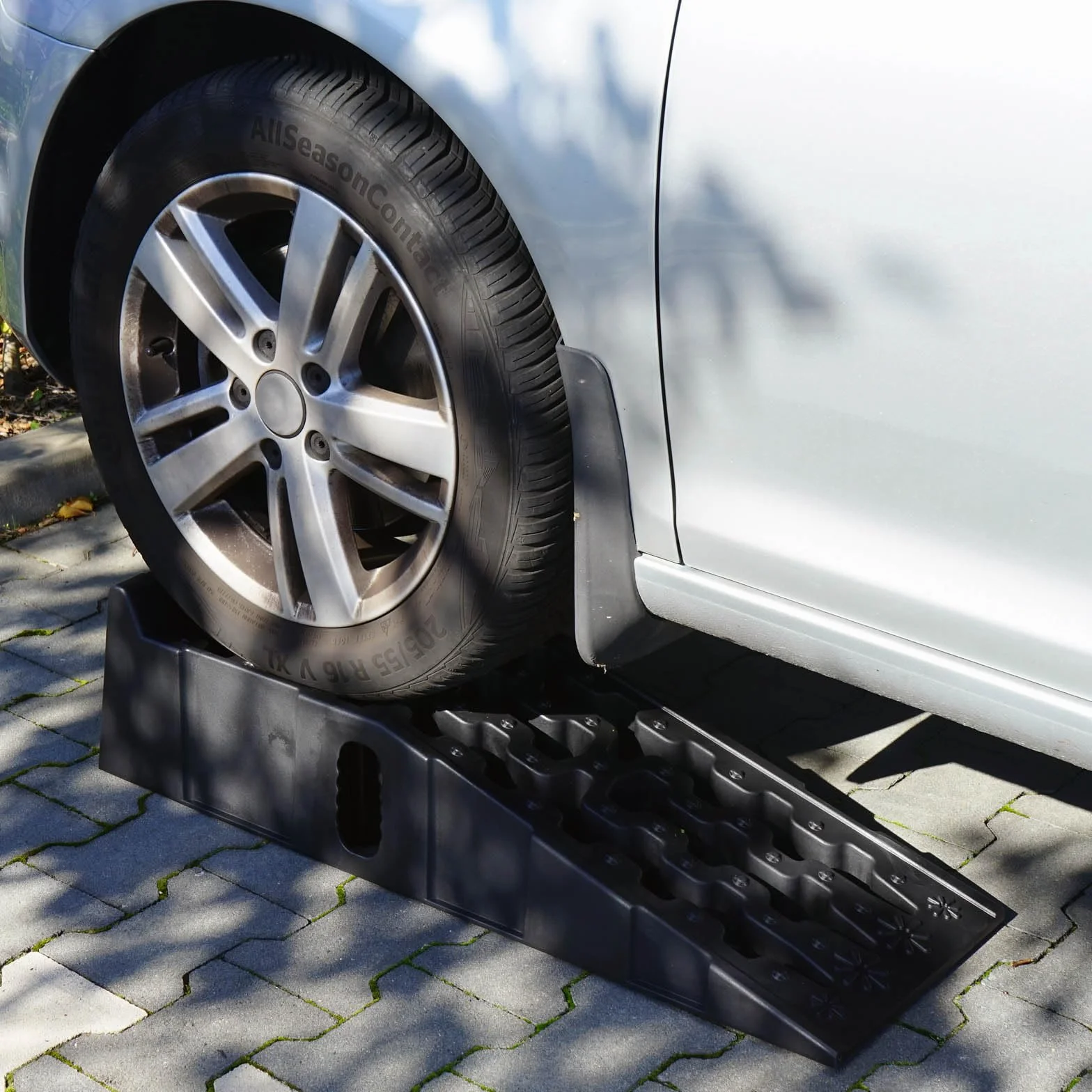 Set 2 Cunei per Camper Auto 90,5x30x21,5cm max 5t Materiale Antiscivolo PP Livellamento Veicolo