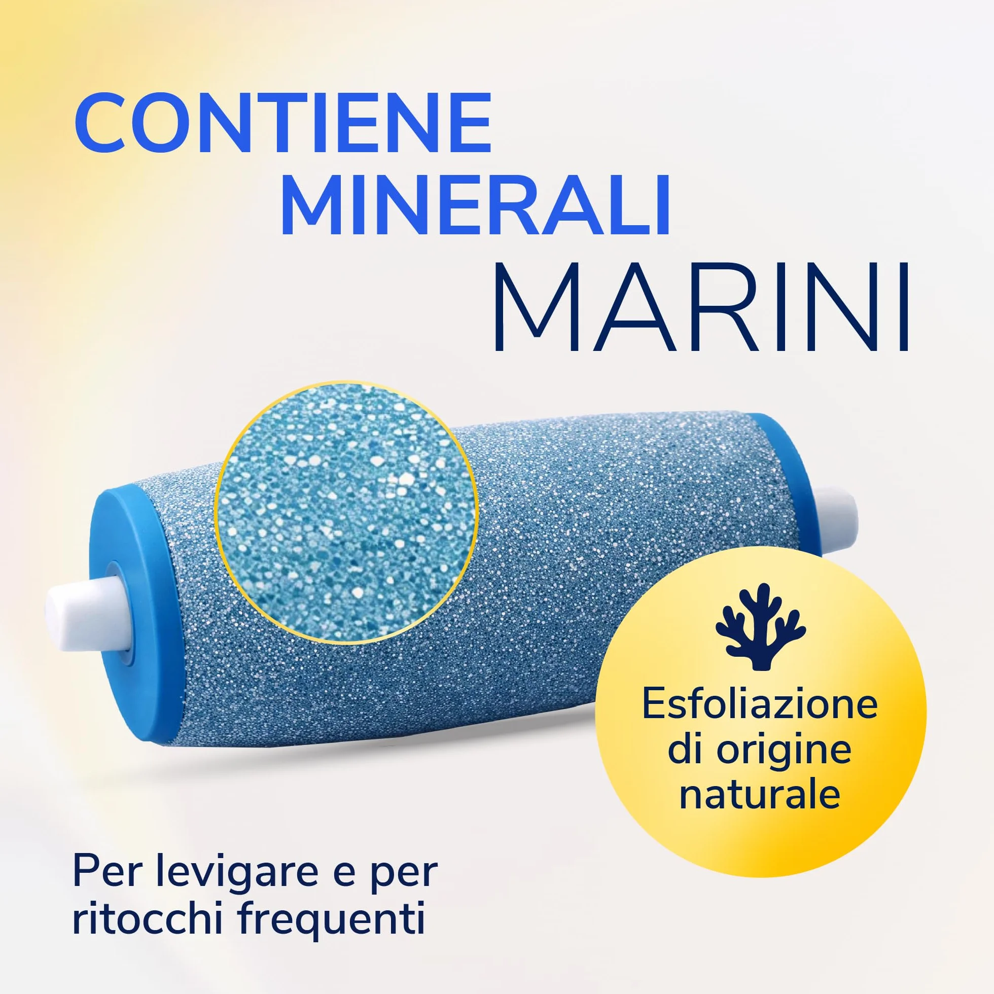 Dr. Scholl's Rulli di Ricambio per Pedicure Elettrico 6 Testine Abrasive per Calli, Talloni Screpolati