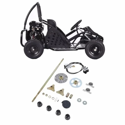Akozon Kit di Ricambio per Pinza Disco Freno Catena Go Kart 29 Pollici per ASSE Posteriore Live per Quad ATV