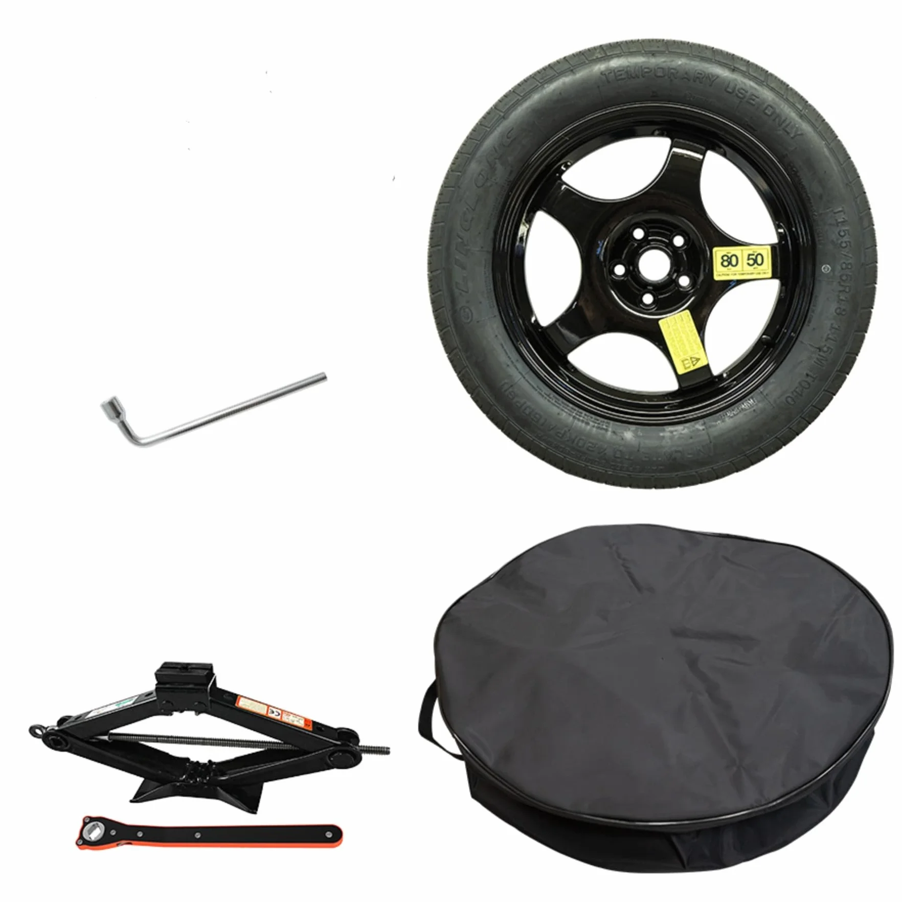 Tesla Model Y Koło Zapasowe 19" D'angelo Kit Ruotino di Scorta 155/80r19