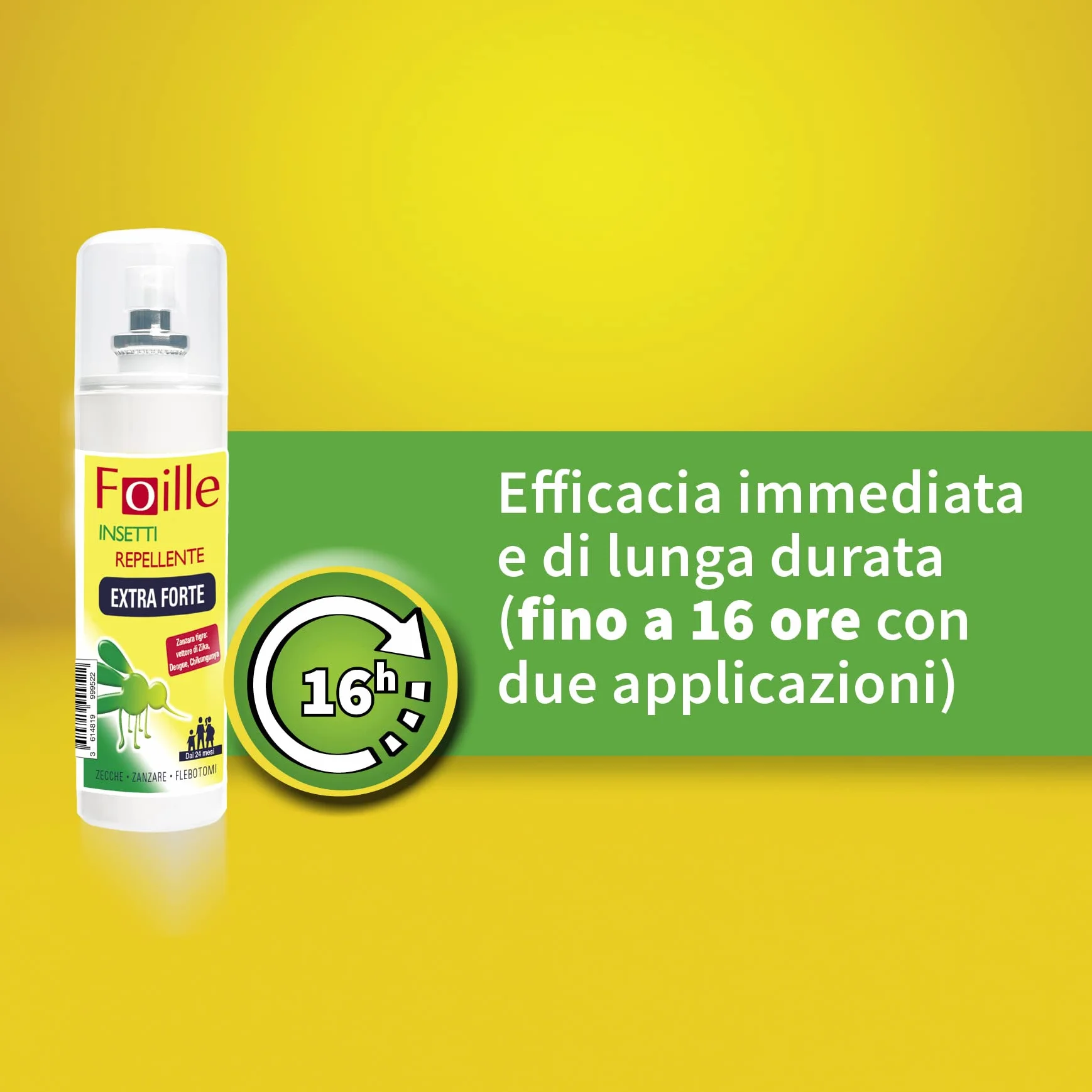 Foille Insetti Repellente Extra Forte DEET 50% Spray 200 ml