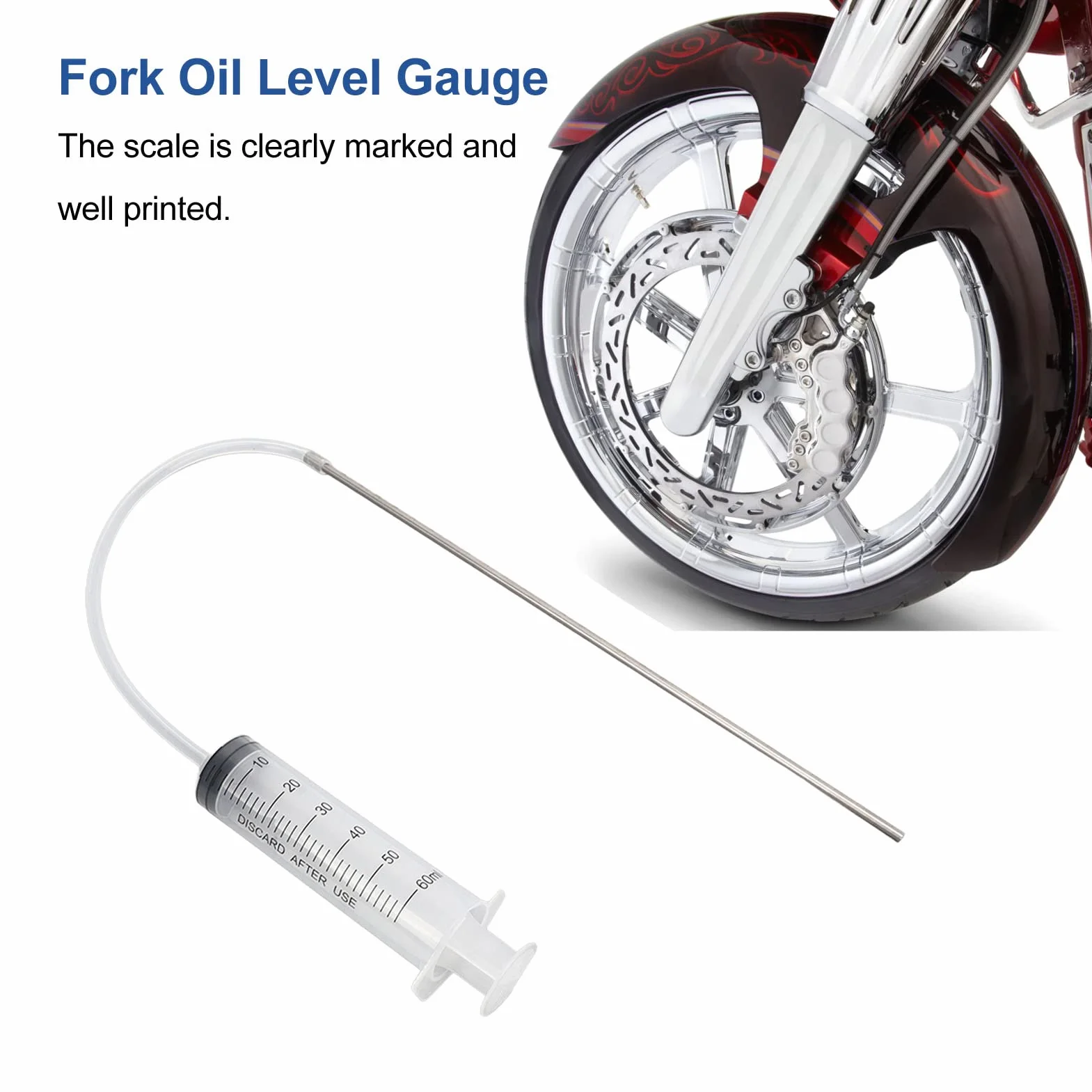 Kit Indicatore Livello Olio Forcella Universale per Moto