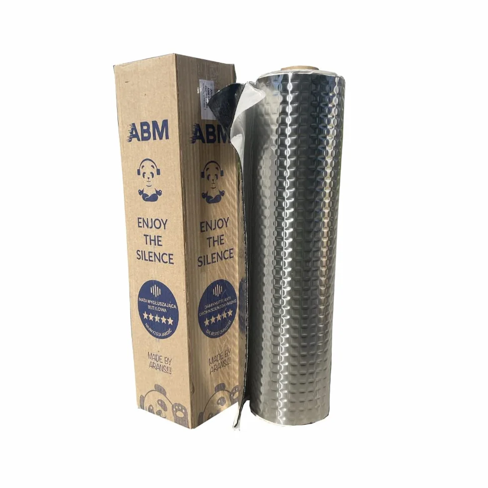 ABM Alubutyl 2 mm 50 cm x 400 cm 2 m² Tappetino Isolante Autoadesivo Anti-Drum per Auto